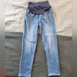 Old Navy Light Blue Maternity Boyfriend Jeans